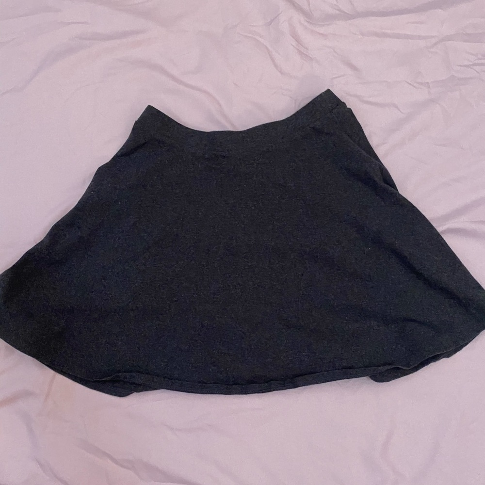 Grey cotton skirt